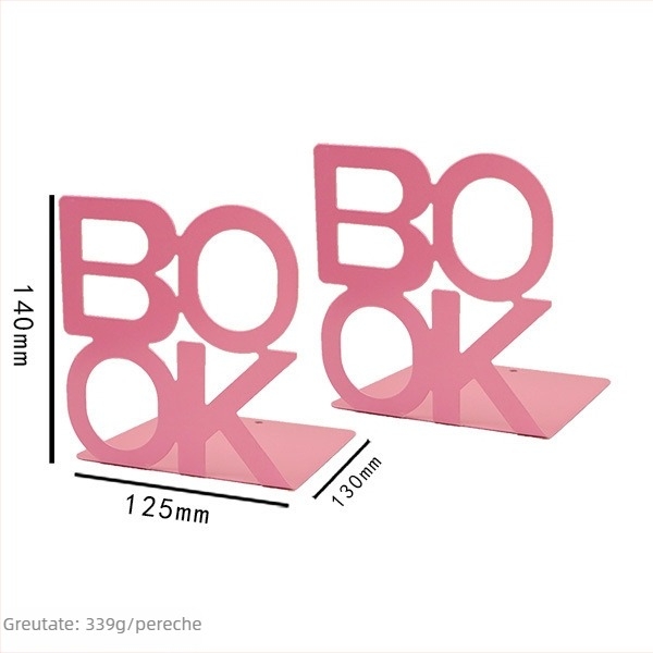 Suport metal pentru cărți și set de birou, model xj-3652, marcă Hundred Chop; greutate netă a perechii 708 g; cutie interioară 260x150x150 mm