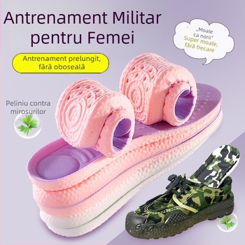 Talpă din memorie cu revenire lentă, respirabile, absorbante la transpirație, anti miros, ușoare și confortabile, design îngroșat pentru creșterea înălțimii.