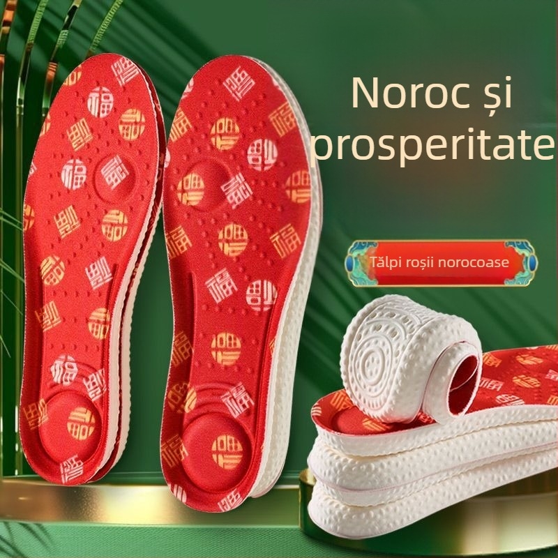Talpă din memorie cu revenire lentă, respirabile, absorbante la transpirație, anti miros, ușoare și confortabile, design îngroșat pentru creșterea înălțimii.