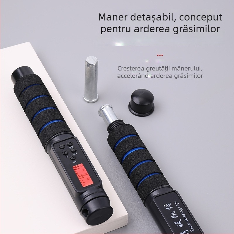 Sfoară de sărituri cu numărătoare electronică, fără fir, PVC + sârmă de oțel, 2.8, Benefit