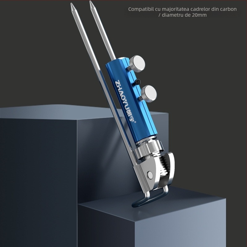 Chaoyu suport pentru undițe cu priză de sol, rotativ în mai multe direcții, pliabil, construcție metalică, cod produs Dd64495