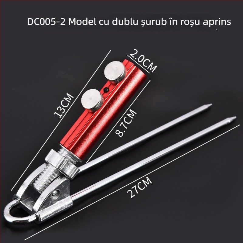 Chaoyu suport pentru undițe cu priză de sol, rotativ în mai multe direcții, pliabil, construcție metalică, cod produs Dd64495