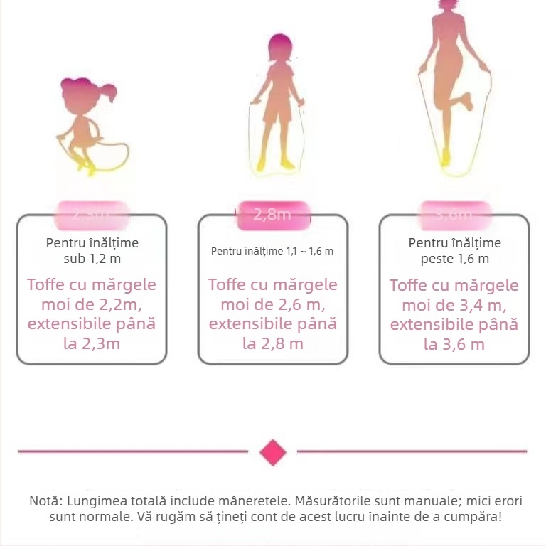 Hurricane PVC funie lungă de bambus pentru sărit coarda în grup