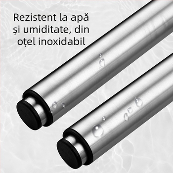 Picior de mobilier din oțel inoxidabil pentru canapea și dulap TV, model 2548, stil modern minimalist, placare electrolitică