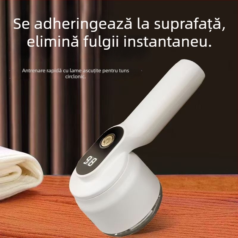 Îndepărtător de puf pentru haine, dispozitiv casnic, sigur pentru țesături, design modern minimalist, lansat în 2024