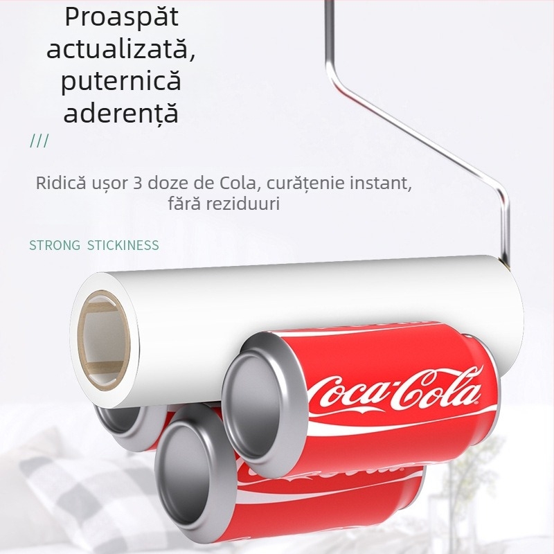 Rulou lipicios pentru îndepărtarea părului cu foi de hârtie | Brand First House | Lansare: primăvara 2022 | Stil modern minimalist | Categorie: Rulouri lipicioase pentru îndepărtarea părului