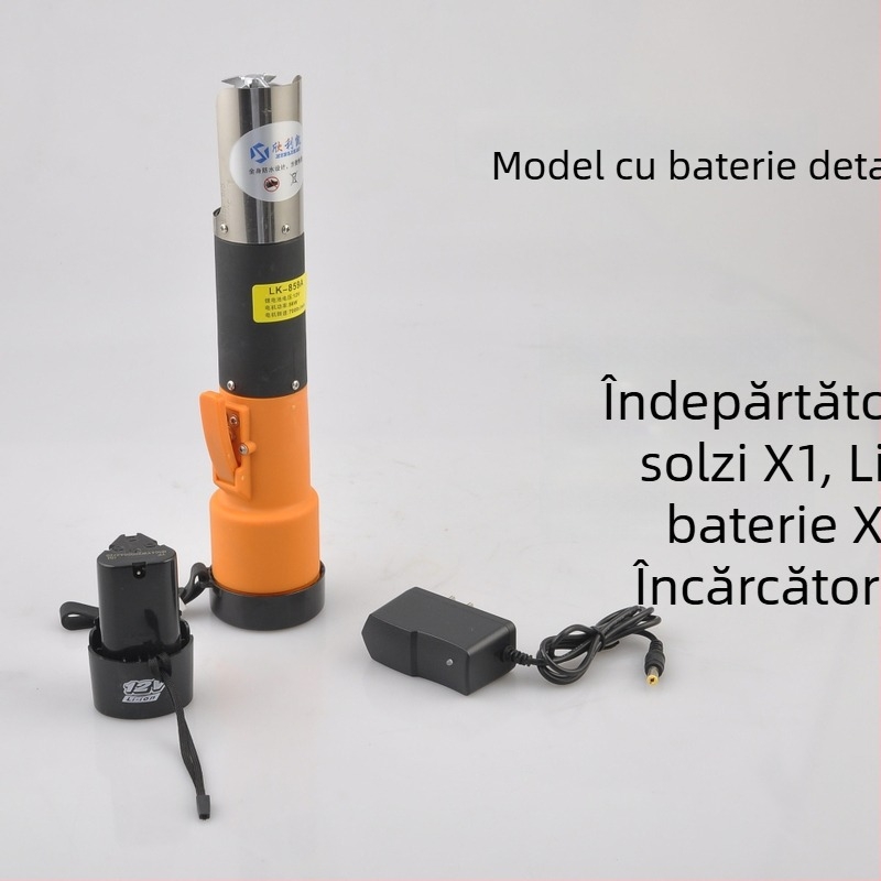 Curățător electric pentru solzi de pește, accesoriu pentru răzuire bambus (Brand: Other; Importat: Nu; Categorie: Orange opener/peeler)