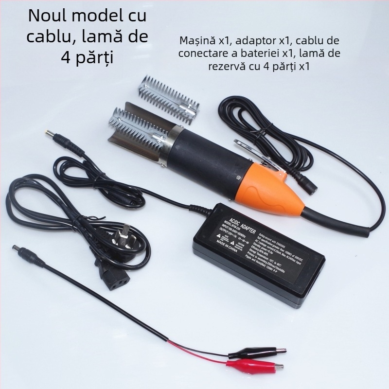 Curățător electric pentru solzi de pește, accesoriu pentru răzuire bambus (Brand: Other; Importat: Nu; Categorie: Orange opener/peeler)