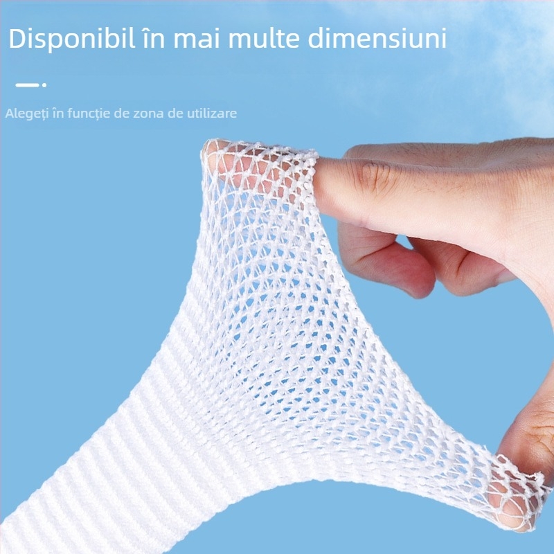 Yilunte bandaj tubular elastic din plasă, respirabil, pentru cap, braț și degete; potrivit pentru baschet, alergare și fitness.