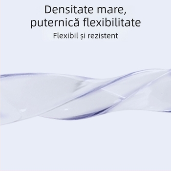 Protector de margine din silicon, transparent, în formă de U, pentru masă de cafea din sticlă securizată – protecție a colțurilor