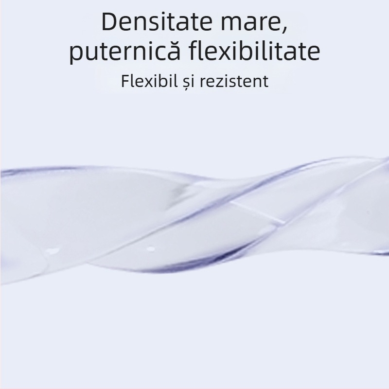 Protector de margine din silicon, transparent, în formă de U, pentru masă de cafea din sticlă securizată – protecție a colțurilor