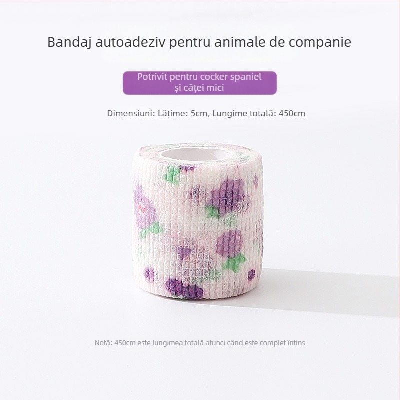 Pantofi de ploaie pentru câini, impermeabili, antiderapare, cu bandaj autoadeziv și protecție pentru laba — potrivire universală