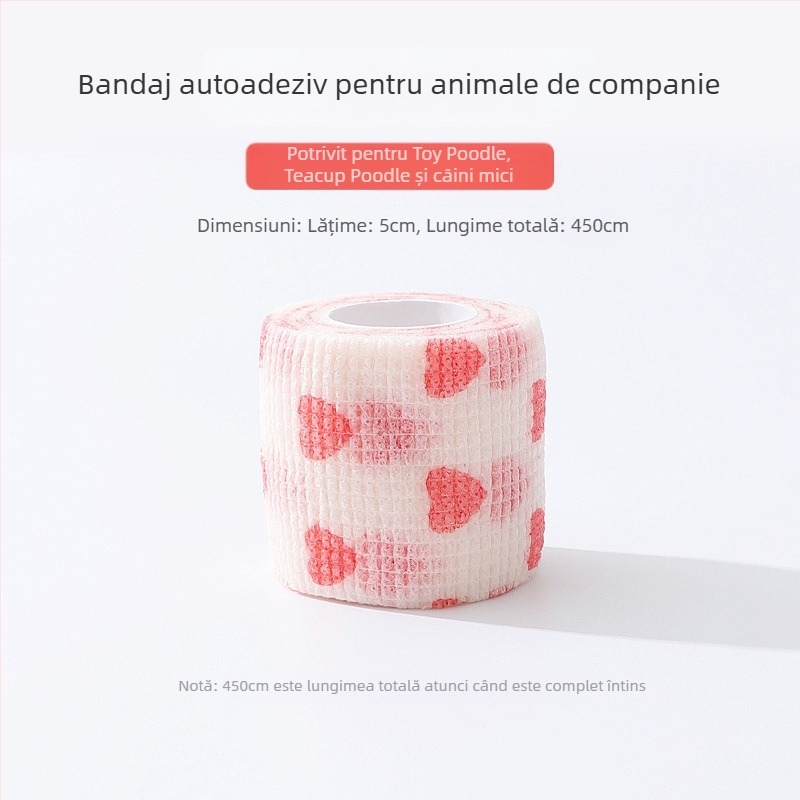 Pantofi de ploaie pentru câini, impermeabili, antiderapare, cu bandaj autoadeziv și protecție pentru laba — potrivire universală