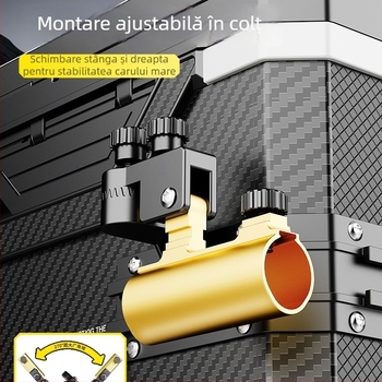 Cutie de pescuit – set complet, multifuncțional cu rotile, material PP, capacitate sub 9 L