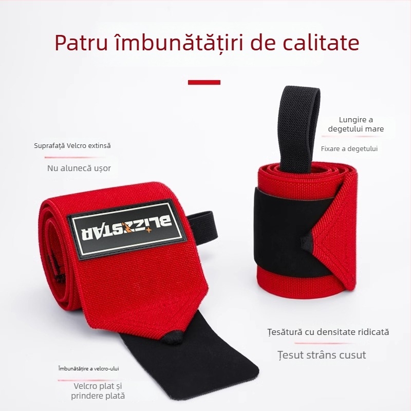 Blizzstar Bratara de fitness pentru încheietură — Spandex, Protecție încheietură, Utilizare generală