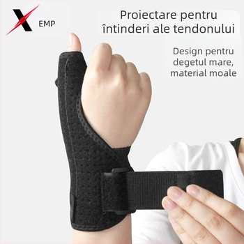 Protector deget baschet – autoadeziv, compresie anti-entorsare, susținere a articulației degetului, adulți, fibră poliester