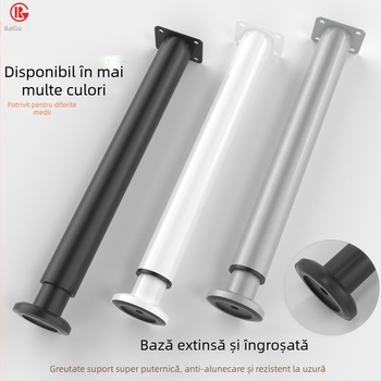 Picioare reglabile pentru mobilier: picioare metalice pentru mese, canapele și dulapuri, model 0078, Bai Gu, stil modern minimalist