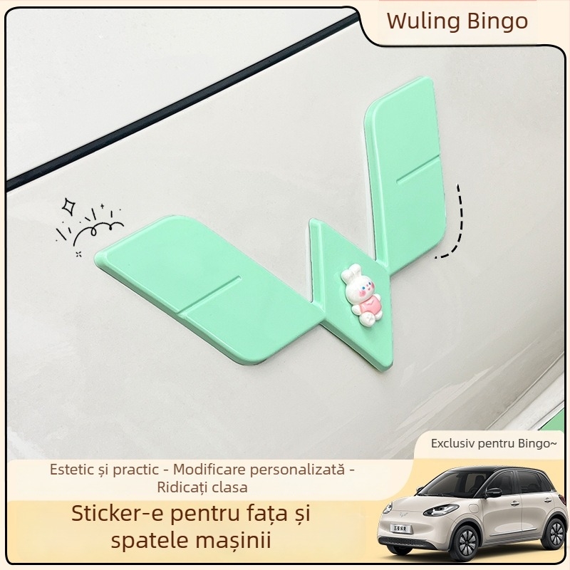 Set de logo față și spate pentru Wuling Bingo, material ABS