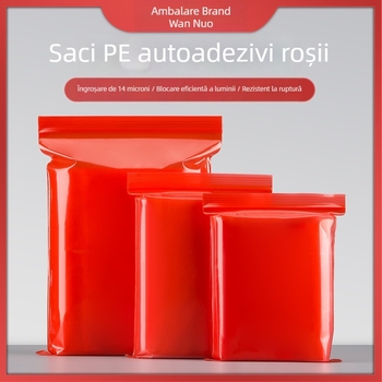 Pungă ZIPLOCK autoînchisă pentru bijuterii; pungă de ambalare din plastic; logo tipărit