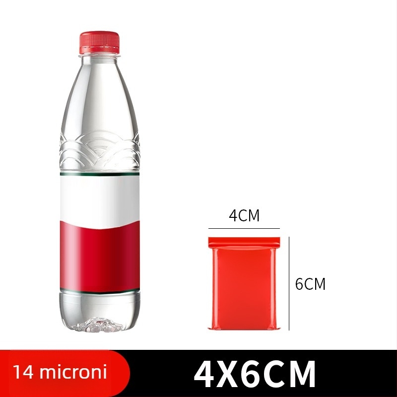 Pungă ZIPLOCK autoînchisă pentru bijuterii; pungă de ambalare din plastic; logo tipărit