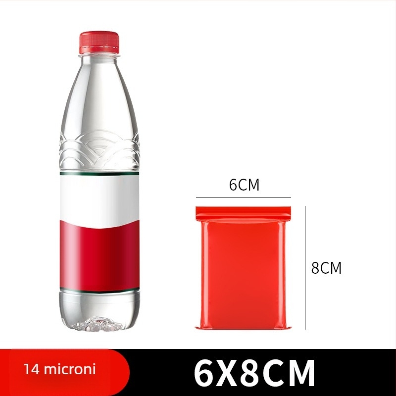 Pungă ZIPLOCK autoînchisă pentru bijuterii; pungă de ambalare din plastic; logo tipărit