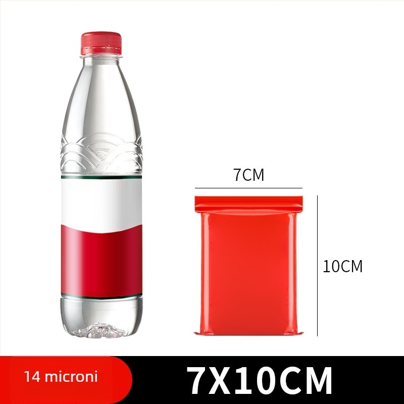 Pungă ZIPLOCK autoînchisă pentru bijuterii; pungă de ambalare din plastic; logo tipărit