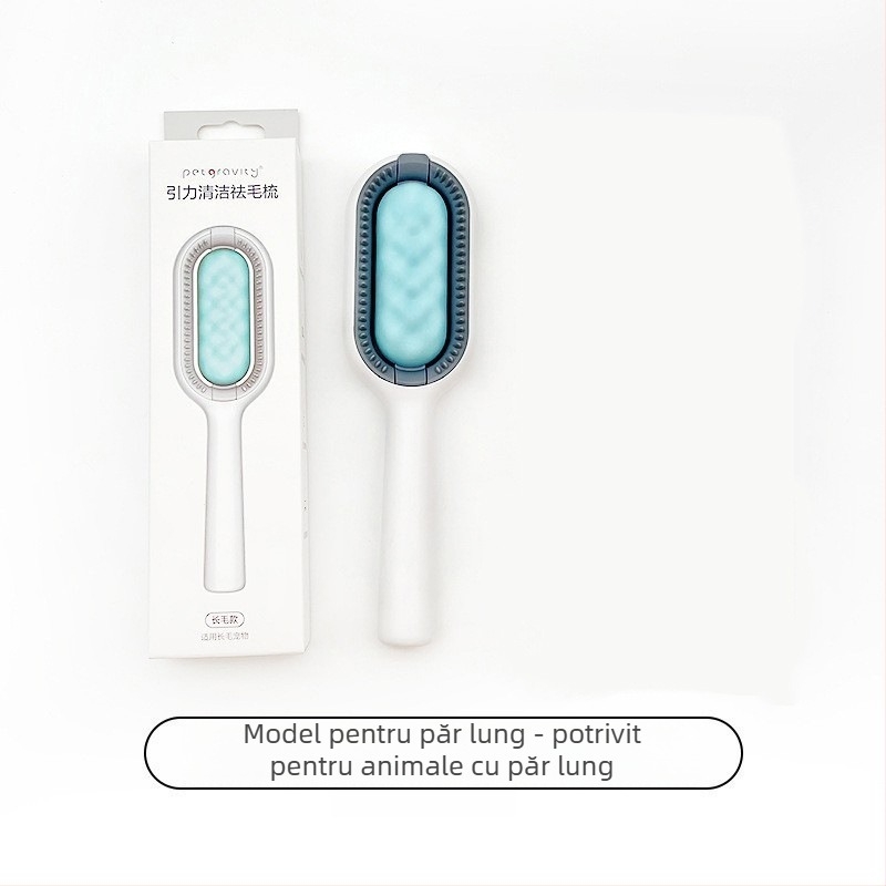 Periuță de îndepărtare a părului pentru animale – ABS material, etichetă privată licențiabilă, pachet 45, Brand: Pet has gravity