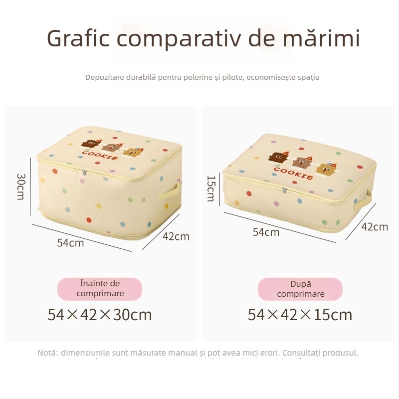 Geantă de depozitare pentru pilote, formă cubică, material Twill Oxford, capacitate mare, depozitare în dormitor