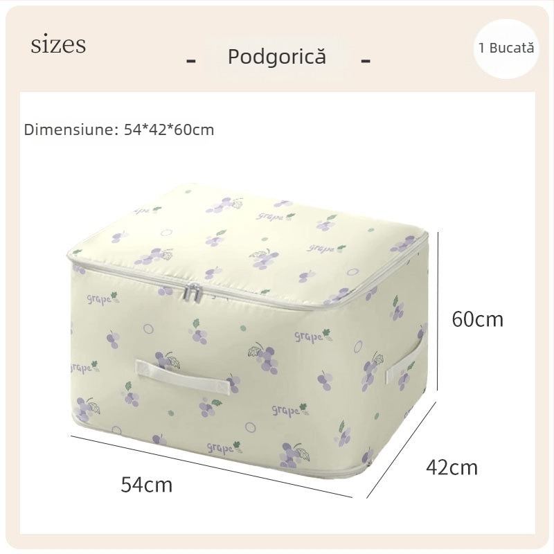 Geantă de depozitare pentru pilote, formă cubică, material Twill Oxford, capacitate mare, depozitare în dormitor