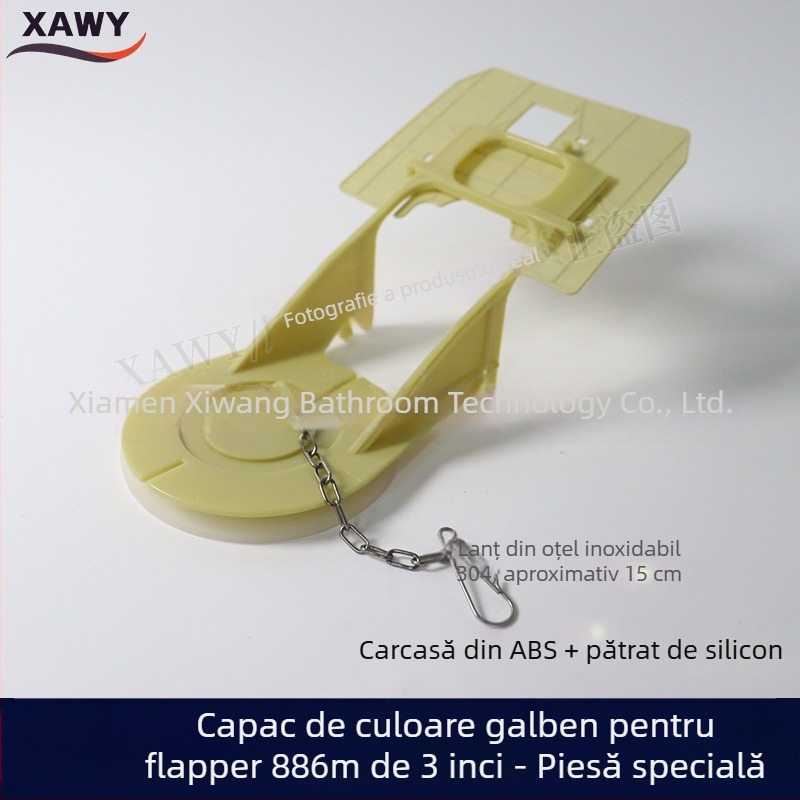 Valvă de oprire a apei pentru rezervorul de toaletă - garnituri din PVC și silicon, turnare prin injecție, origine Xiamen