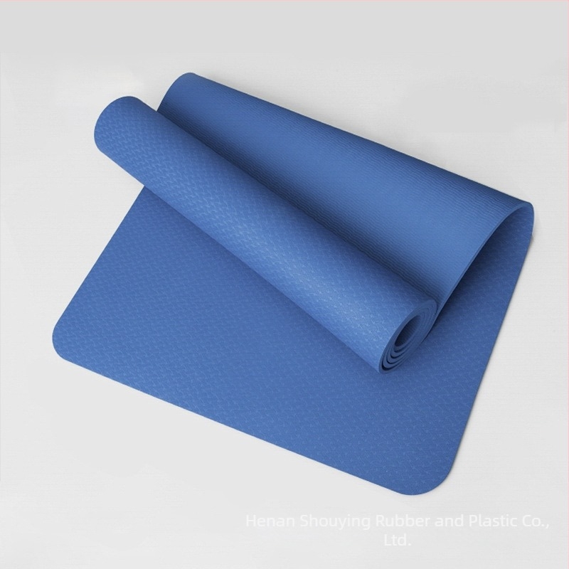 Covoraș de yoga TPE, antiaderent, îngroșat, personalizabil, 800 g, 4–10 mm, pentru yoga, fitness și dans, ghid de asane