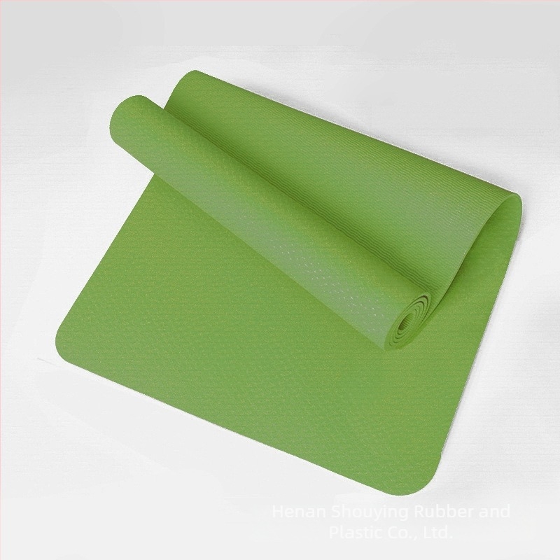 Covoraș de yoga TPE, antiaderent, îngroșat, personalizabil, 800 g, 4–10 mm, pentru yoga, fitness și dans, ghid de asane