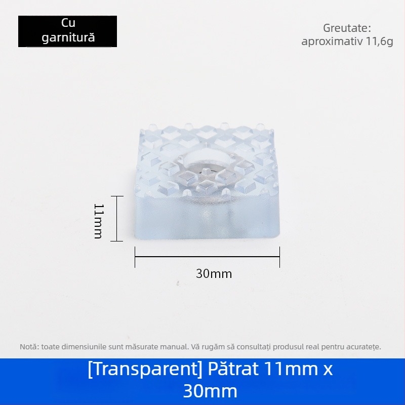 Talpi din cauciuc pentru picioarele mobilierului – pentru picioarele meselor și scaunelor, anti-alunecare, rezistente la uzură, înălțire, model 001, brand Guheng