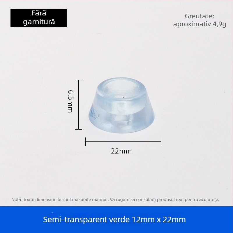 Talpi din cauciuc pentru picioarele mobilierului – pentru picioarele meselor și scaunelor, anti-alunecare, rezistente la uzură, înălțire, model 001, brand Guheng