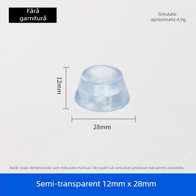 Talpi din cauciuc pentru picioarele mobilierului – pentru picioarele meselor și scaunelor, anti-alunecare, rezistente la uzură, înălțire, model 001, brand Guheng