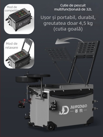 Cutie de pescuit Ginger Fishing - material PP, capacitate 25-32