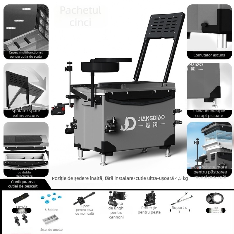 Cutie de pescuit Ginger Fishing - material PP, capacitate 25-32