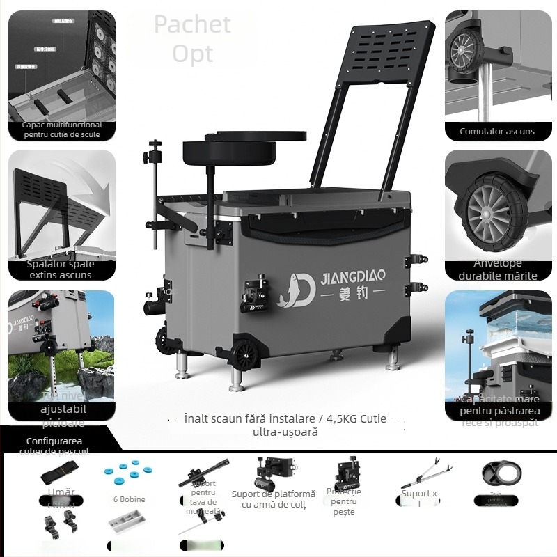 Cutie de pescuit Ginger Fishing - material PP, capacitate 25-32