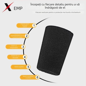 Shanpu A1V50 Protector de încheietură pentru sport – Suport pentru încheietură în entorse, protecție a țesutului tendonului pentru baschet