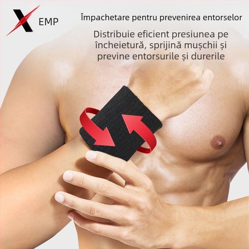 Shanpu A1V50 Protector de încheietură pentru sport – Suport pentru încheietură în entorse, protecție a țesutului tendonului pentru baschet