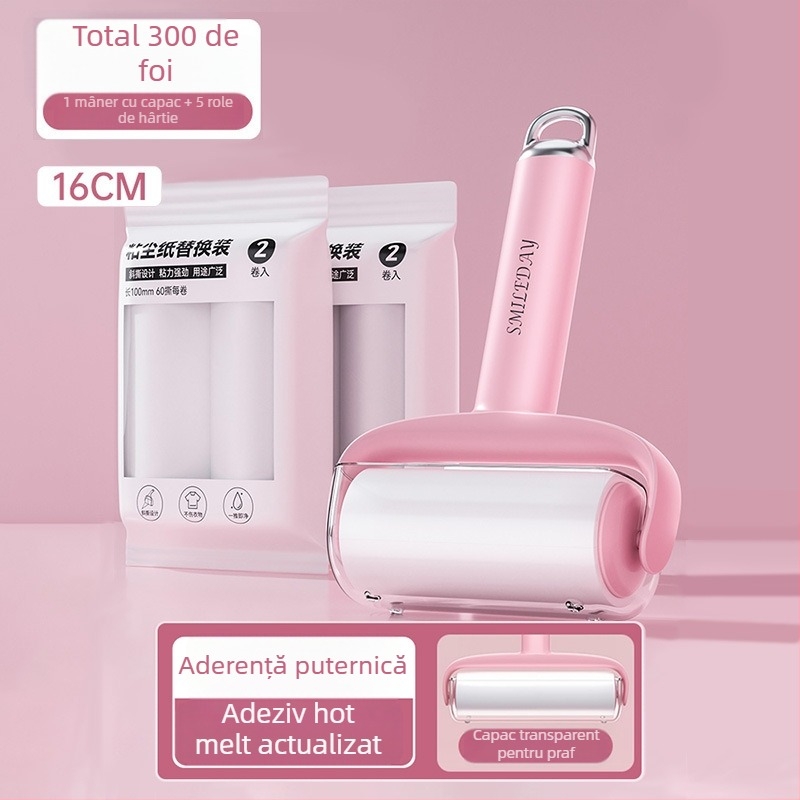 Rolă de lint înlocuibilă cu rol rupt pentru îndepărtarea părului de pisică și curățarea hainelor — Material plastic, Brand Yi wei, Stil modern