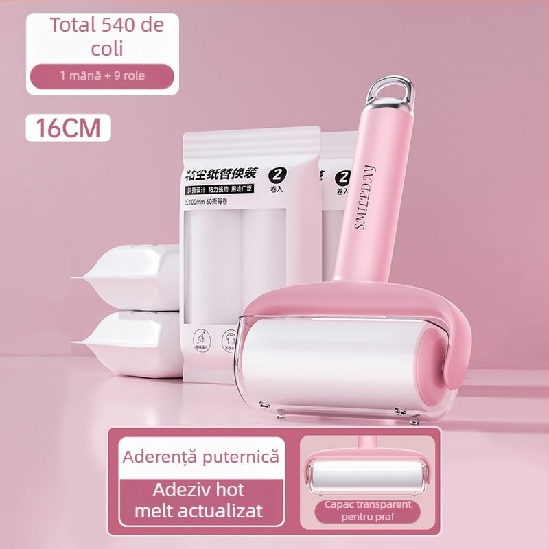 Rolă de lint înlocuibilă cu rol rupt pentru îndepărtarea părului de pisică și curățarea hainelor — Material plastic, Brand Yi wei, Stil modern