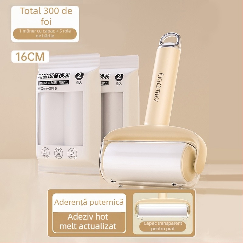 Rolă de lint înlocuibilă cu rol rupt pentru îndepărtarea părului de pisică și curățarea hainelor — Material plastic, Brand Yi wei, Stil modern