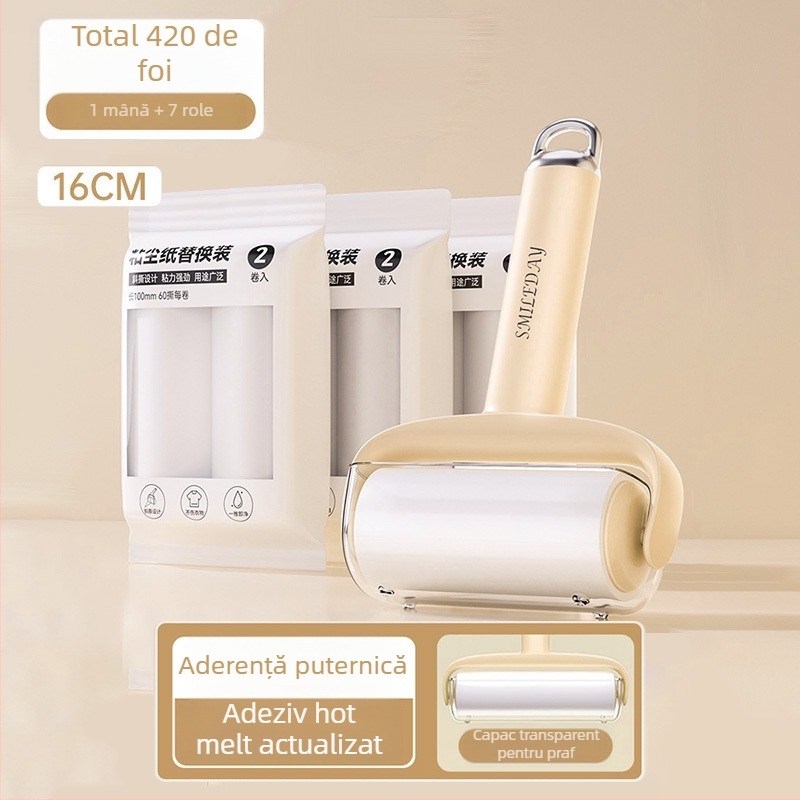 Rolă de lint înlocuibilă cu rol rupt pentru îndepărtarea părului de pisică și curățarea hainelor — Material plastic, Brand Yi wei, Stil modern