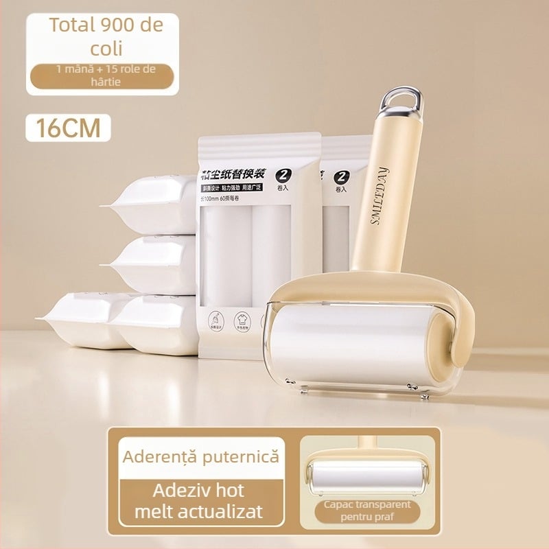 Rolă de lint înlocuibilă cu rol rupt pentru îndepărtarea părului de pisică și curățarea hainelor — Material plastic, Brand Yi wei, Stil modern