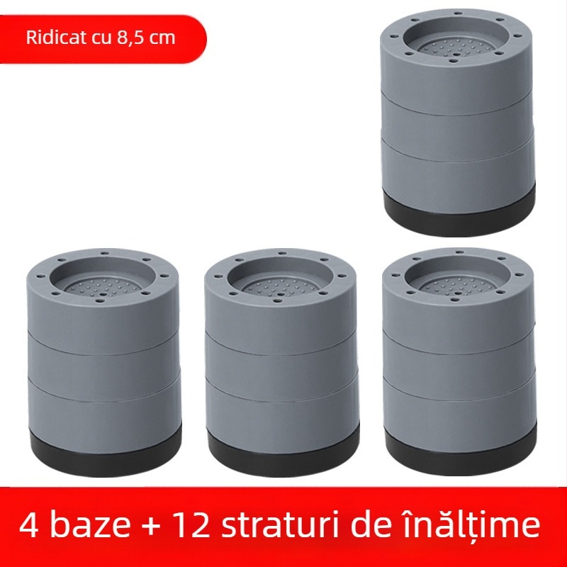 Tamponi pentru creșterea înălțimii picioarelor mese | Material: polietilenă | Model: booster pentru colțul mesei | Stil: modern minimalist