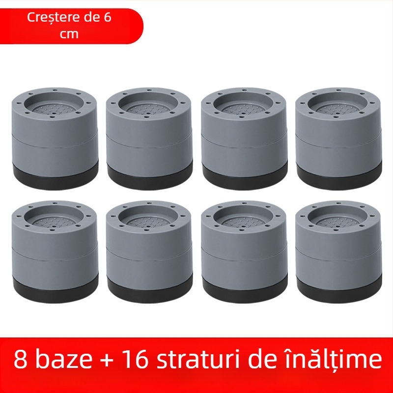 Tamponi pentru creșterea înălțimii picioarelor mese | Material: polietilenă | Model: booster pentru colțul mesei | Stil: modern minimalist