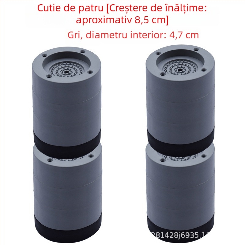 Tamponi pentru creșterea înălțimii picioarelor mese | Material: polietilenă | Model: booster pentru colțul mesei | Stil: modern minimalist