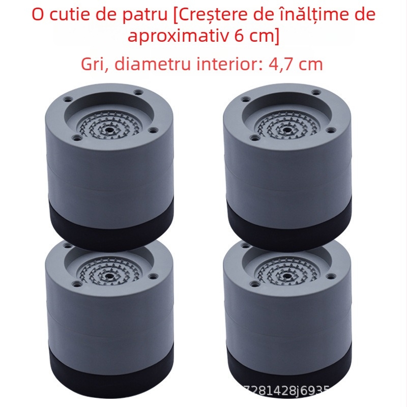 Tamponi pentru creșterea înălțimii picioarelor mese | Material: polietilenă | Model: booster pentru colțul mesei | Stil: modern minimalist