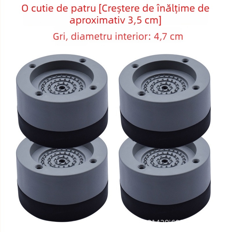 Tamponi pentru creșterea înălțimii picioarelor mese | Material: polietilenă | Model: booster pentru colțul mesei | Stil: modern minimalist